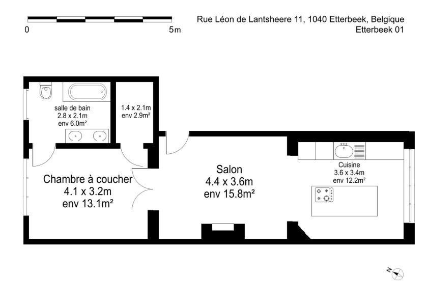 Apartment In Brussels, Lantsheere By Homenhancement Sa Екстер'єр фото